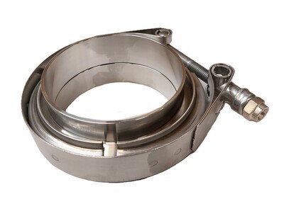 Stainless Steel 3" V-Band Flange and Clamp Kit