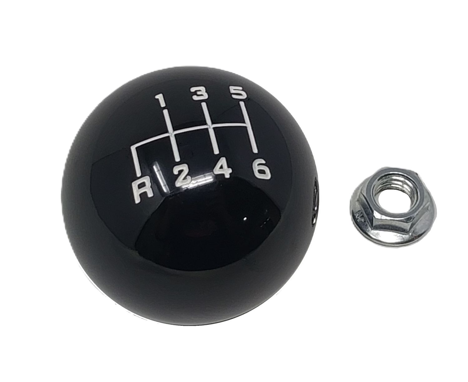 Black 6 Speed Shifter Ball Shift Knob For G56 Dodge 5.9l 6.7l Cummins M10-1.5