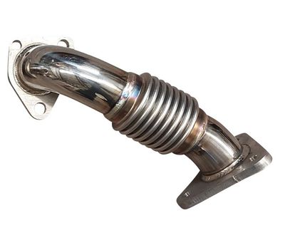 Passenger Side Turbo Exhaust Up Pipe for 01-04 6.6l LB7 Duramax Kodiak Topkick