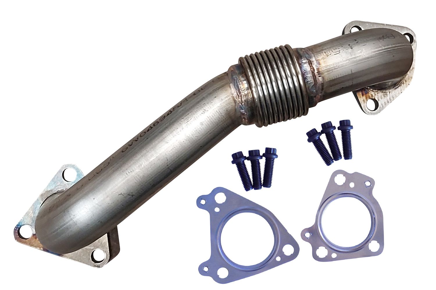 Drivers Side Exhaust Up Pipe for 6.6l Duramax Chevy GMC 2001-2016 LB7-LML