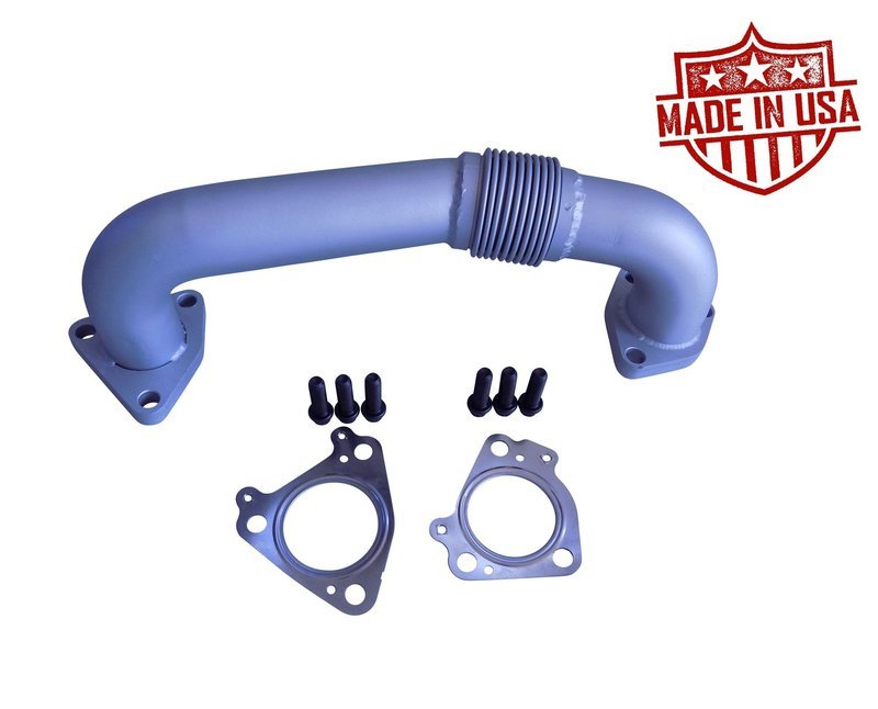 Drivers Side Exhaust Up Pipe Manifold to Turbo for 6.6l Duramax Chevy