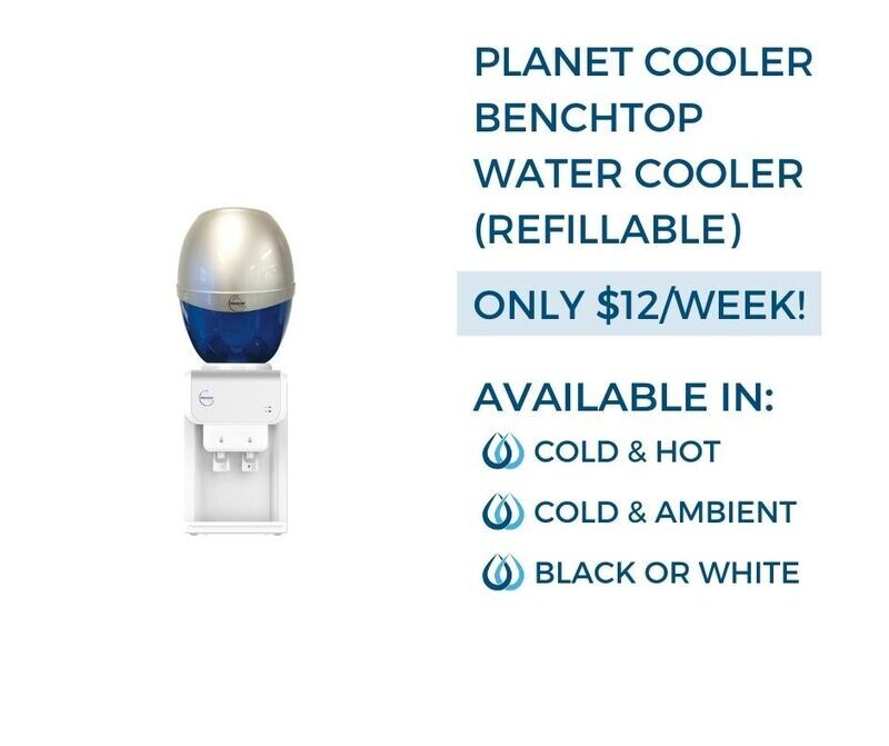 Planet Cooler Benchtop Water Cooler Lease Inc GST