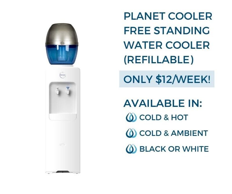 Planet Cooler Free Standing Water Cooler Lease Inc GST