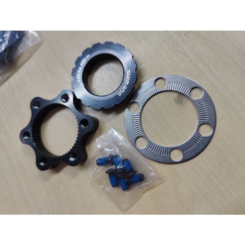 READY STOCK SHIMANO ADAPTER CENTER LOCK TO 6 BOLT ADAPTER