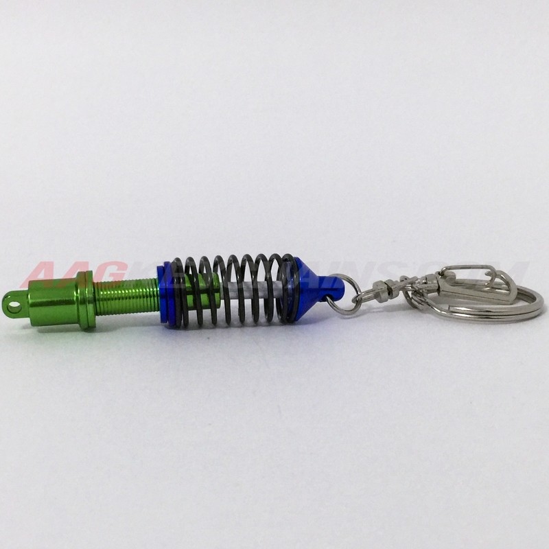 Blue Coilover Keychain