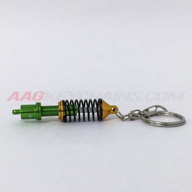 Yellow Coilover Keychain