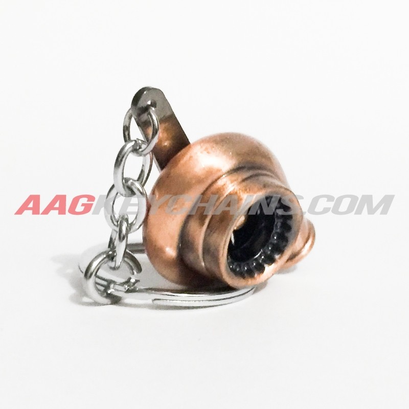 Copper Turbo Keychain