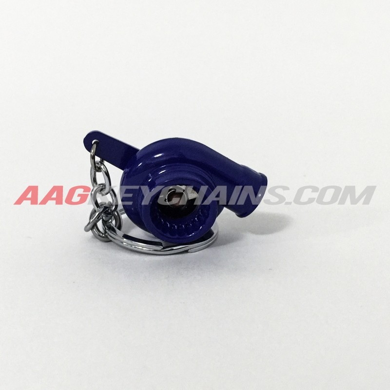 Blue Turbo Keychain