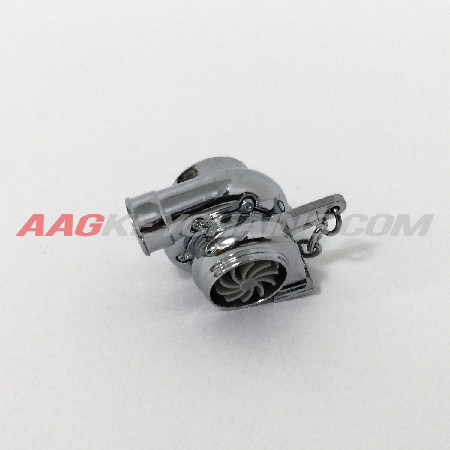 Chrome Turbocharger/Compressor Keychain