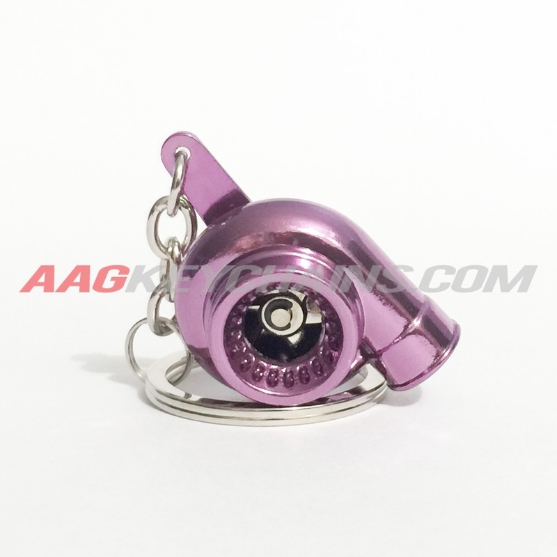 Metallic Purple Turbo Keychain