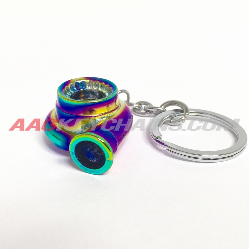 Neo-Chrome Turbo Keychain