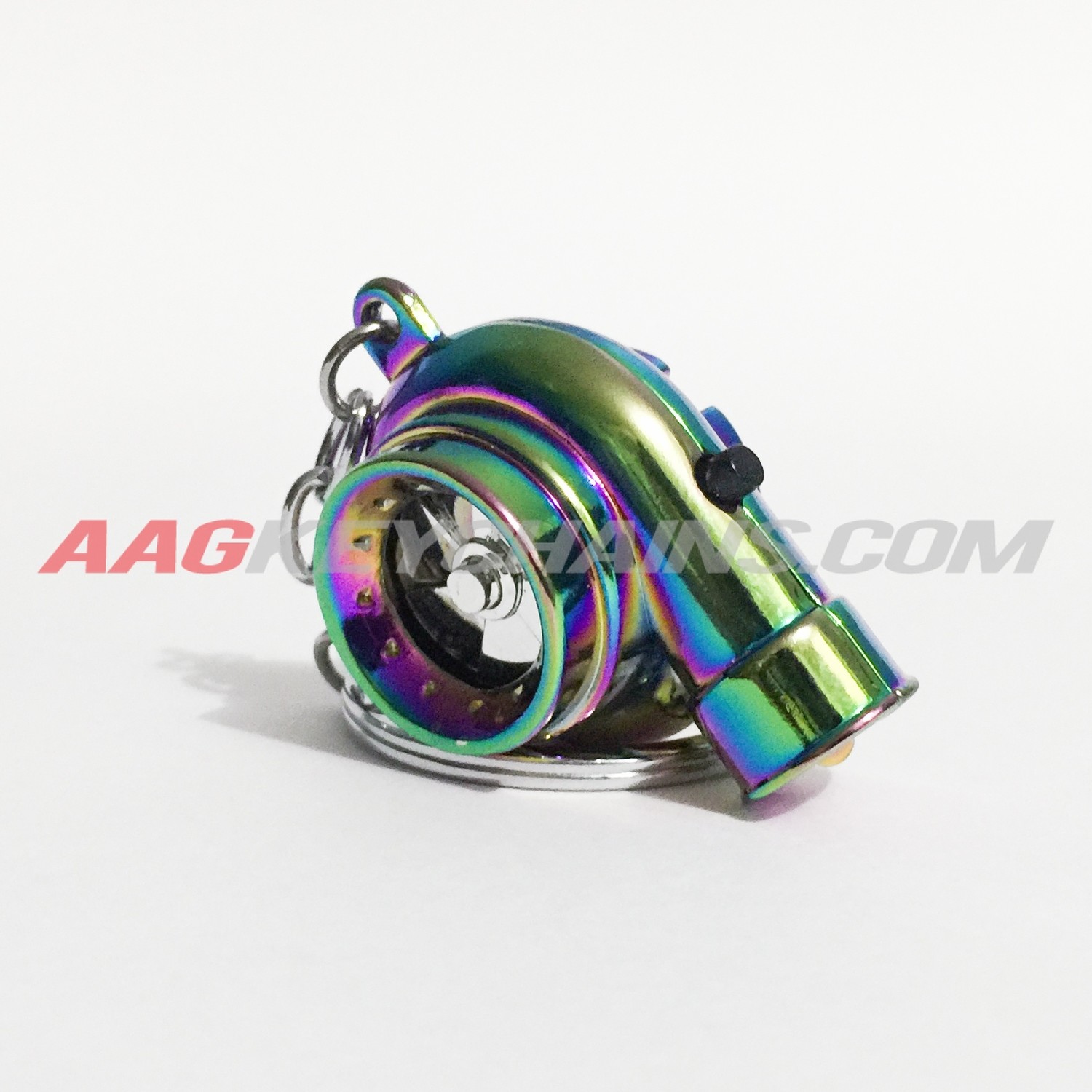 Neo-Chrome Electronic Turbo Keychain