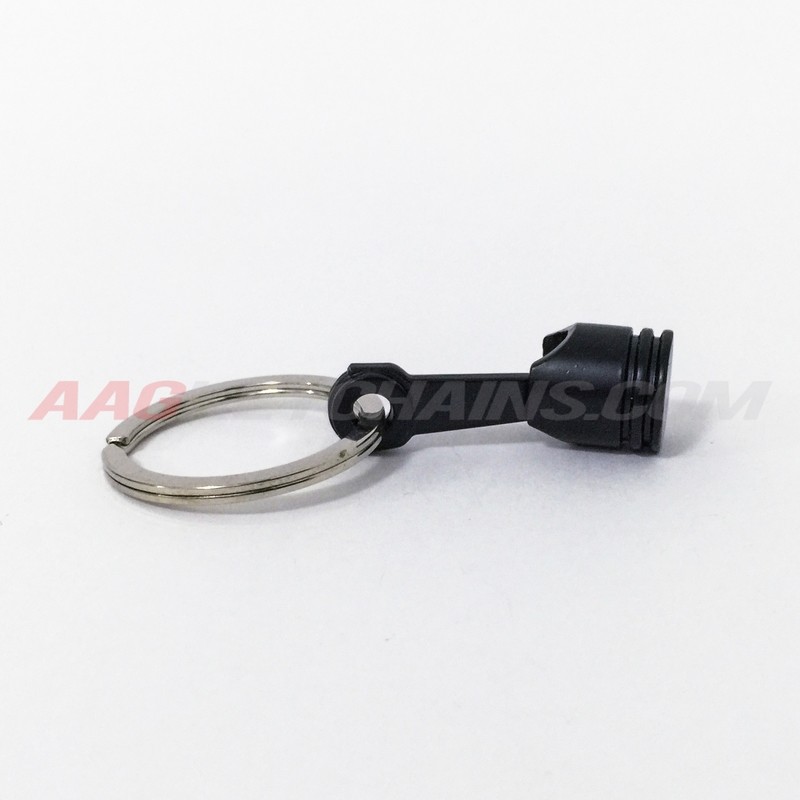 Black Piston Keychain