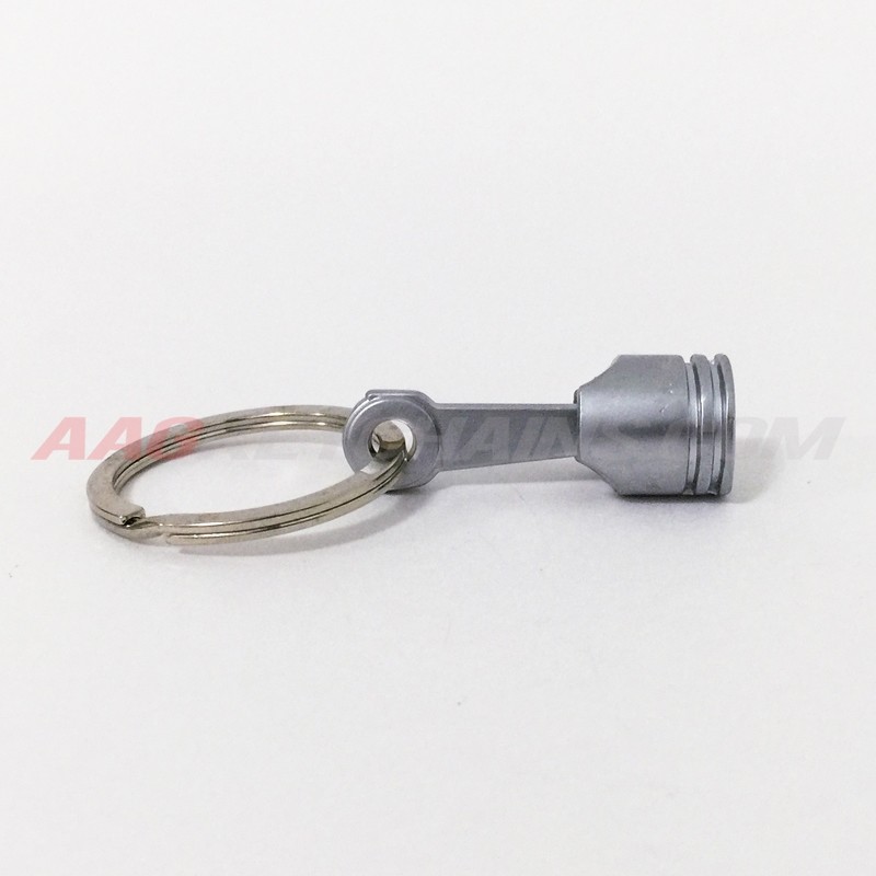 Silver Piston Keychain