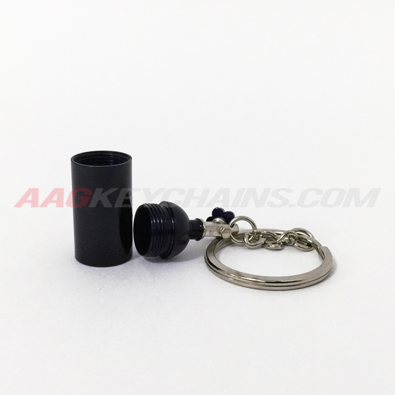 Black Nitrous Bottle Keychain
