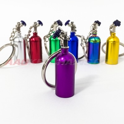 Purple Nitrous Bottle Keychain