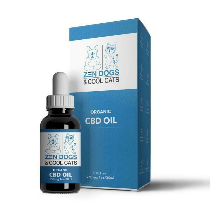 Zen Dogs & Cool Cats Organic CBD Oil 250 MG