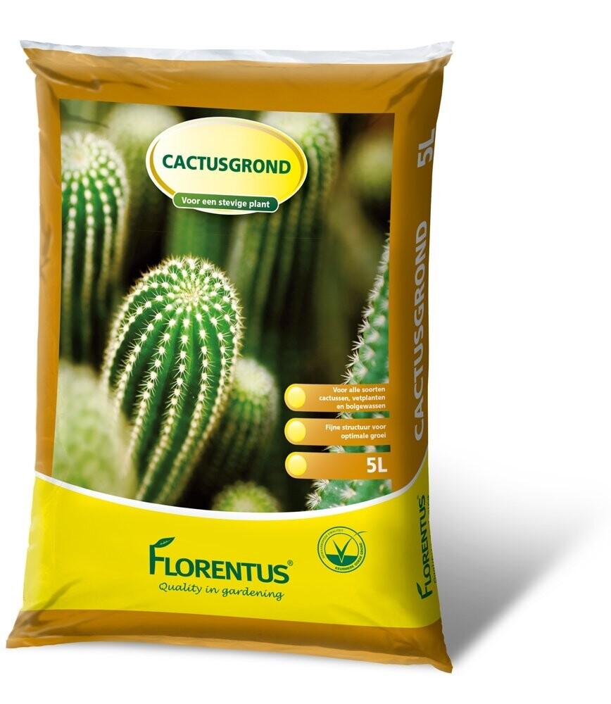 Florentus potgrond voor Cactus & vetplanten 5L