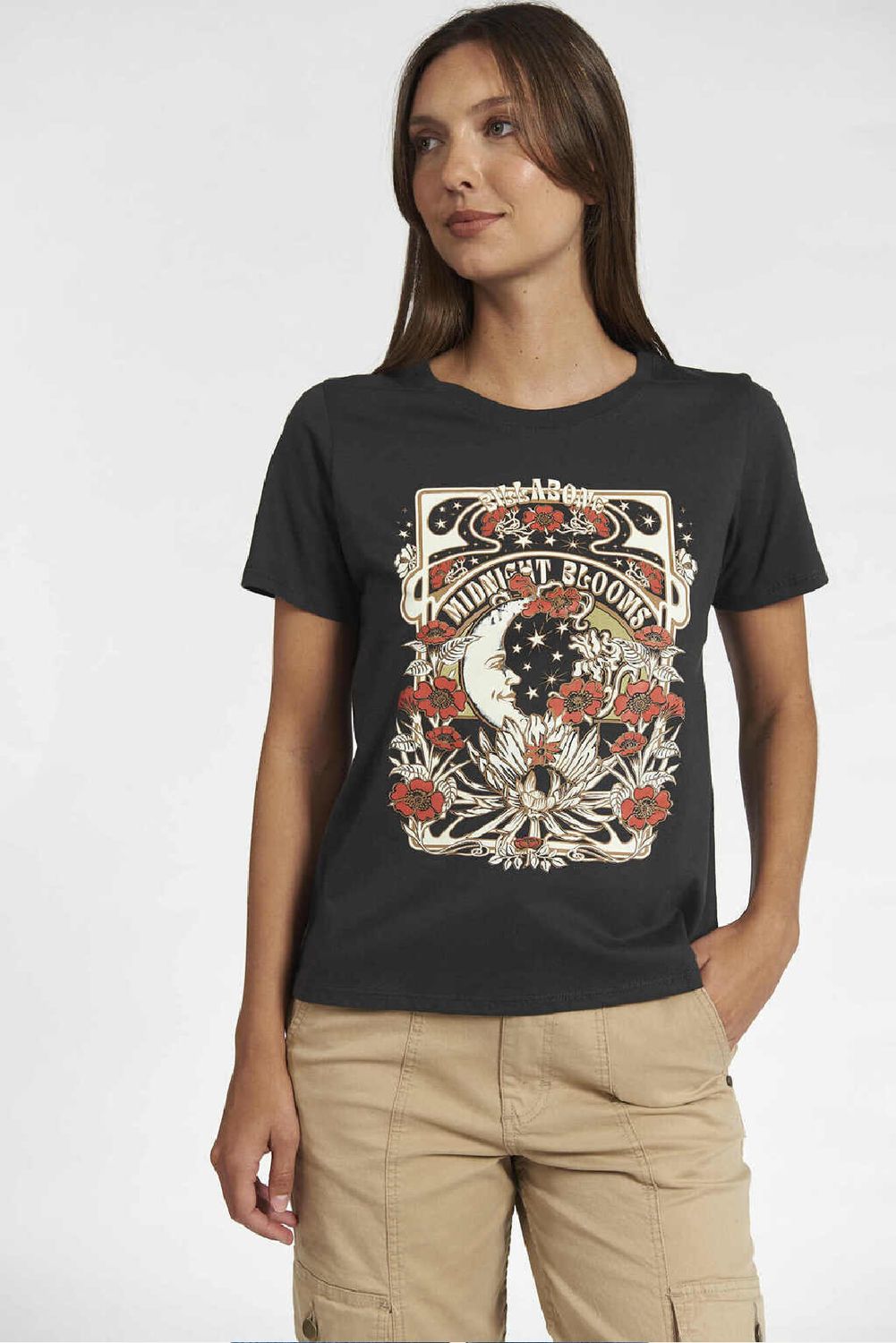 Remera Midnight Blooms