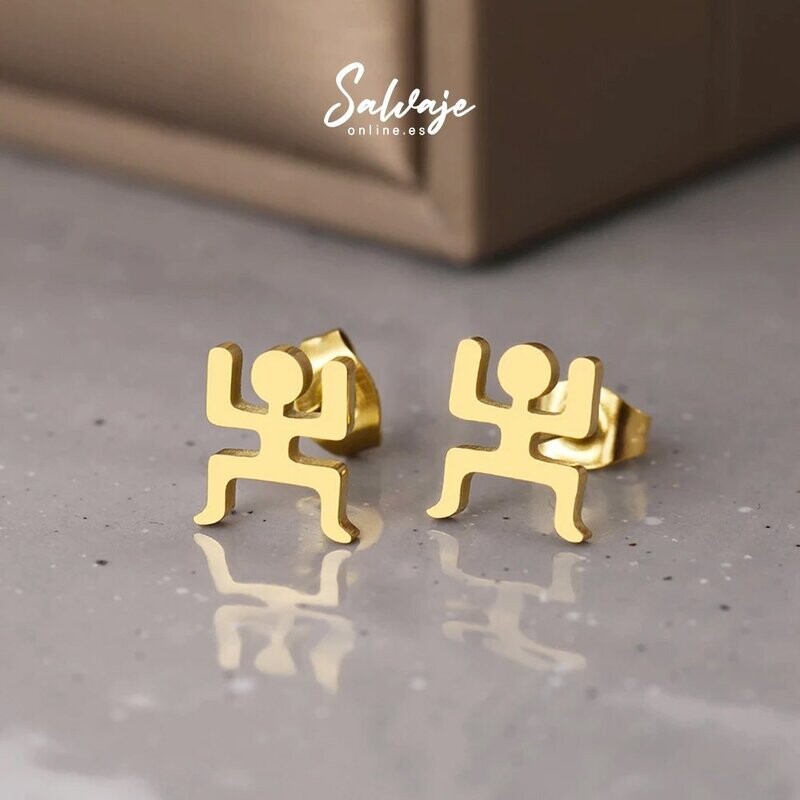 Pendientes Keith H. - Oro