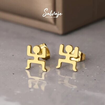 Pendientes Keith H. - Oro