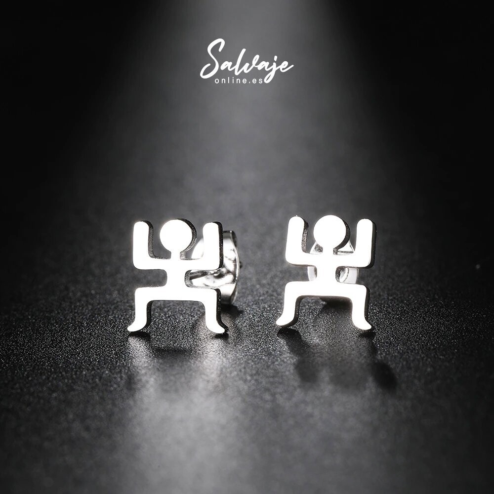 Pendientes Keith H. - Plata