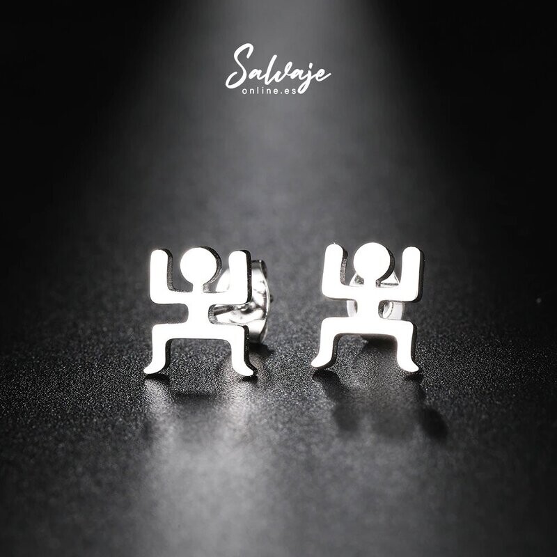 Pendientes Keith H. - Plata