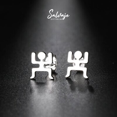 Pendientes Keith H. - Plata