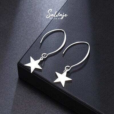 Pendientes Rock Star - Plata