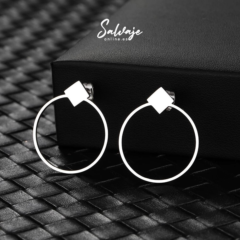 Aretes Circle - Plata