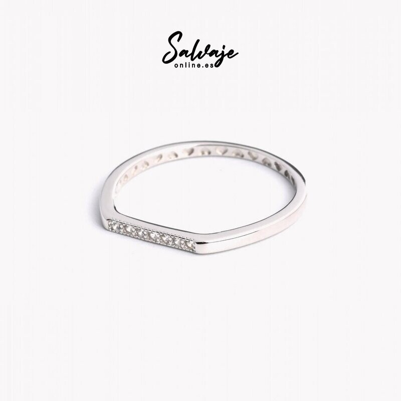 Anillo Plata y Brillantes | Sofía