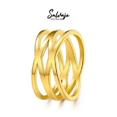 Anillo ZigZag | Dorado