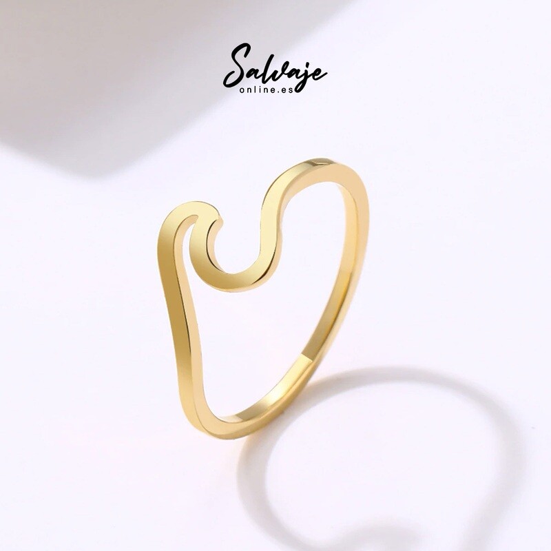 Anillo Wave | Dorado