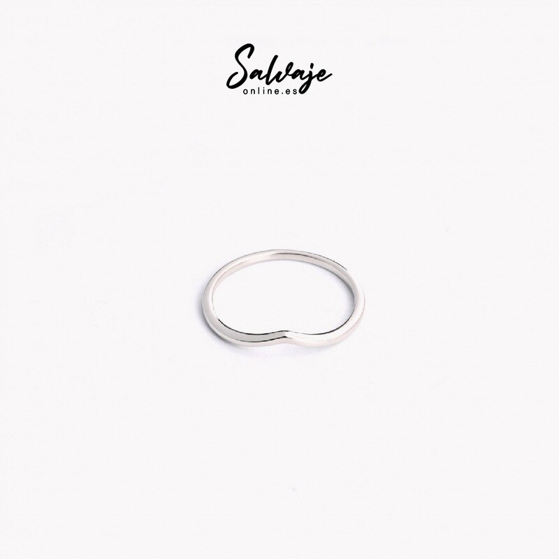 Anillo Plata Liso | Queen