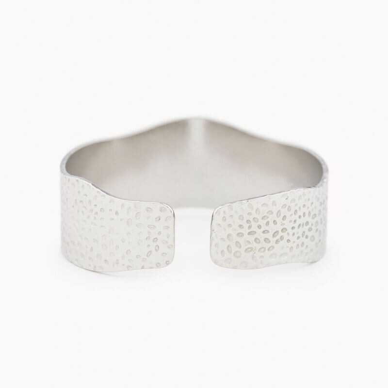 Pulsera Ajustable Galaxia - Acero Plateado