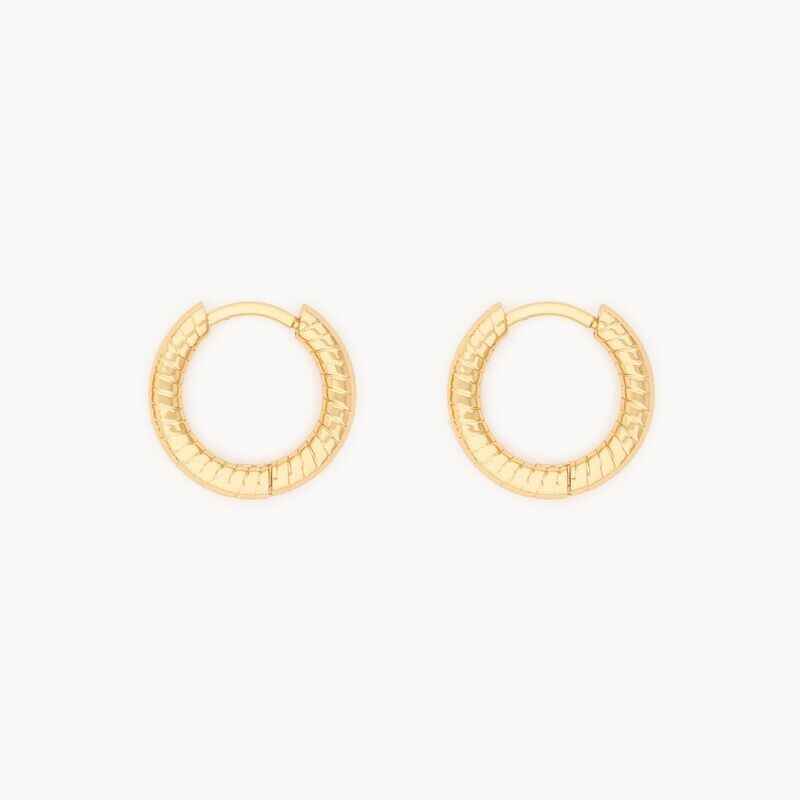 Aretes Trama Dorados