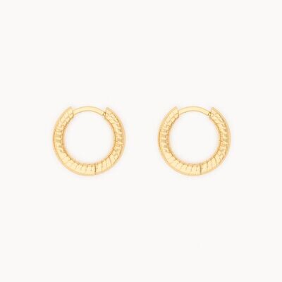 Aretes Trama Dorados