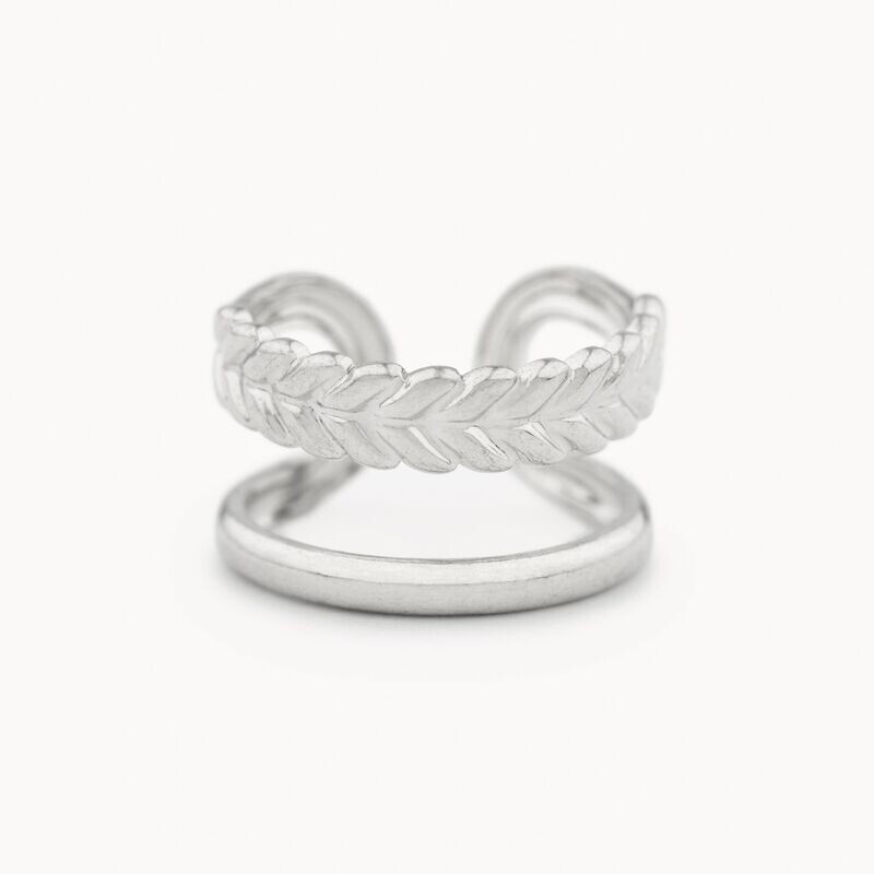 Earcuff Espigus - Plateado