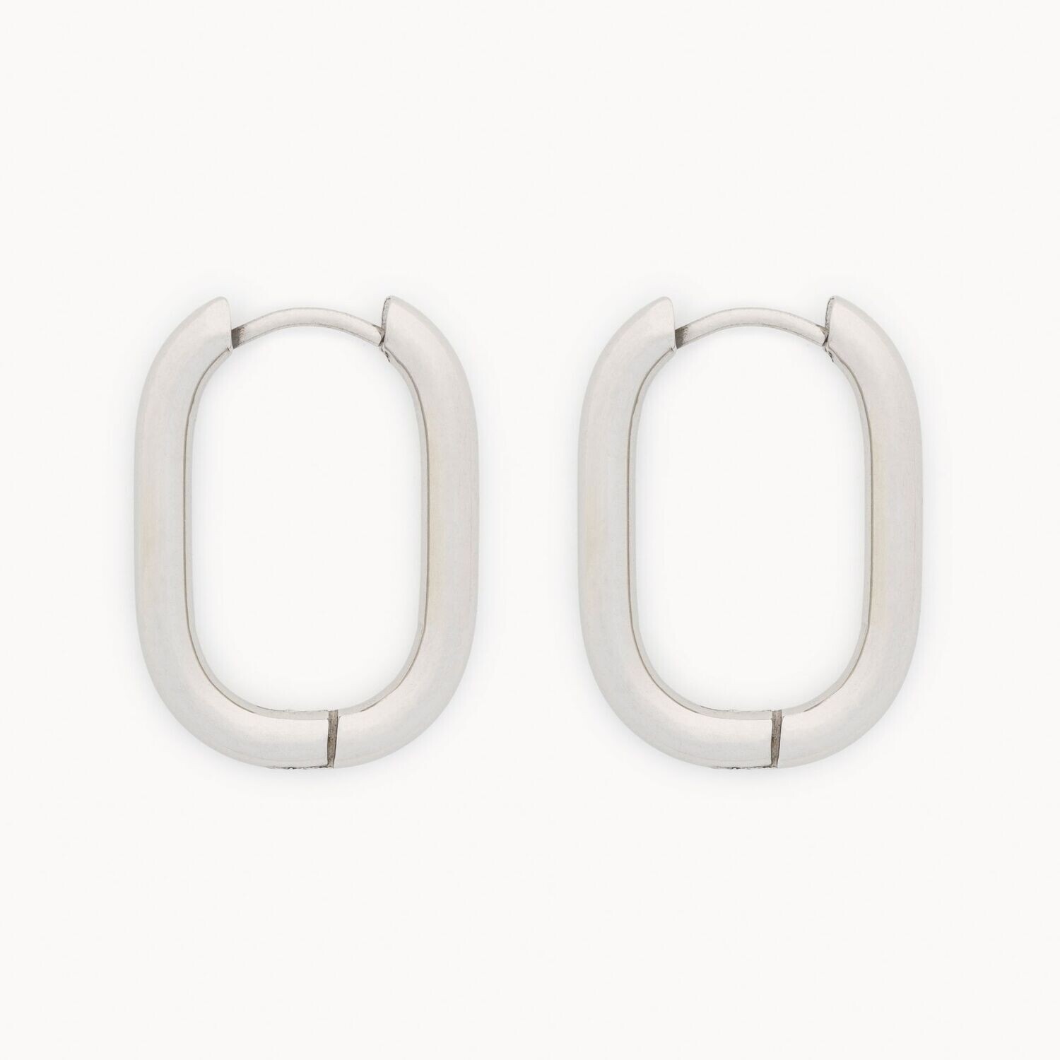 Pendientes Ombra - Acero Plateado