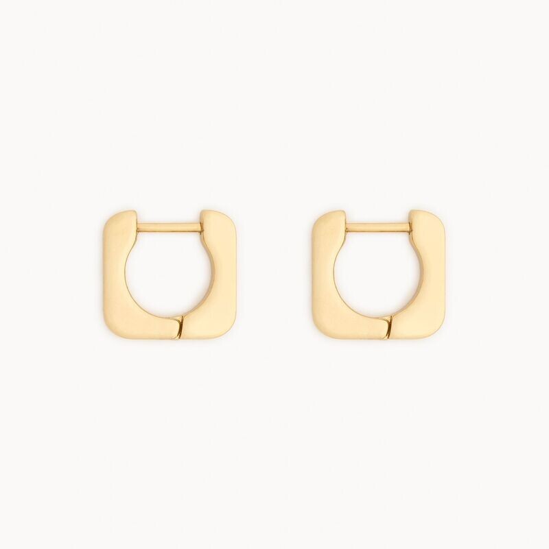 Aretes Cube Dorados