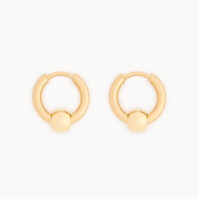 Aretes Ball Dorados