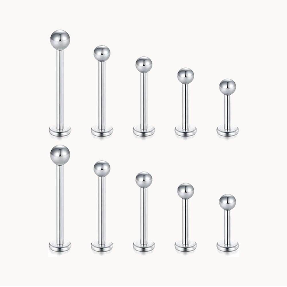 Piercing Tragus / Hélix -  Acero Plateado x 1 (Antialérgico) Piercing Tragus / Hélix -  Acero Plateado x 1 (Antialérgico)