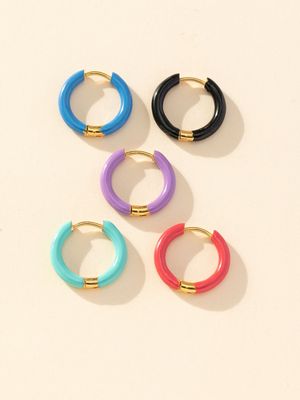 Aretes Dorados Basic Lady