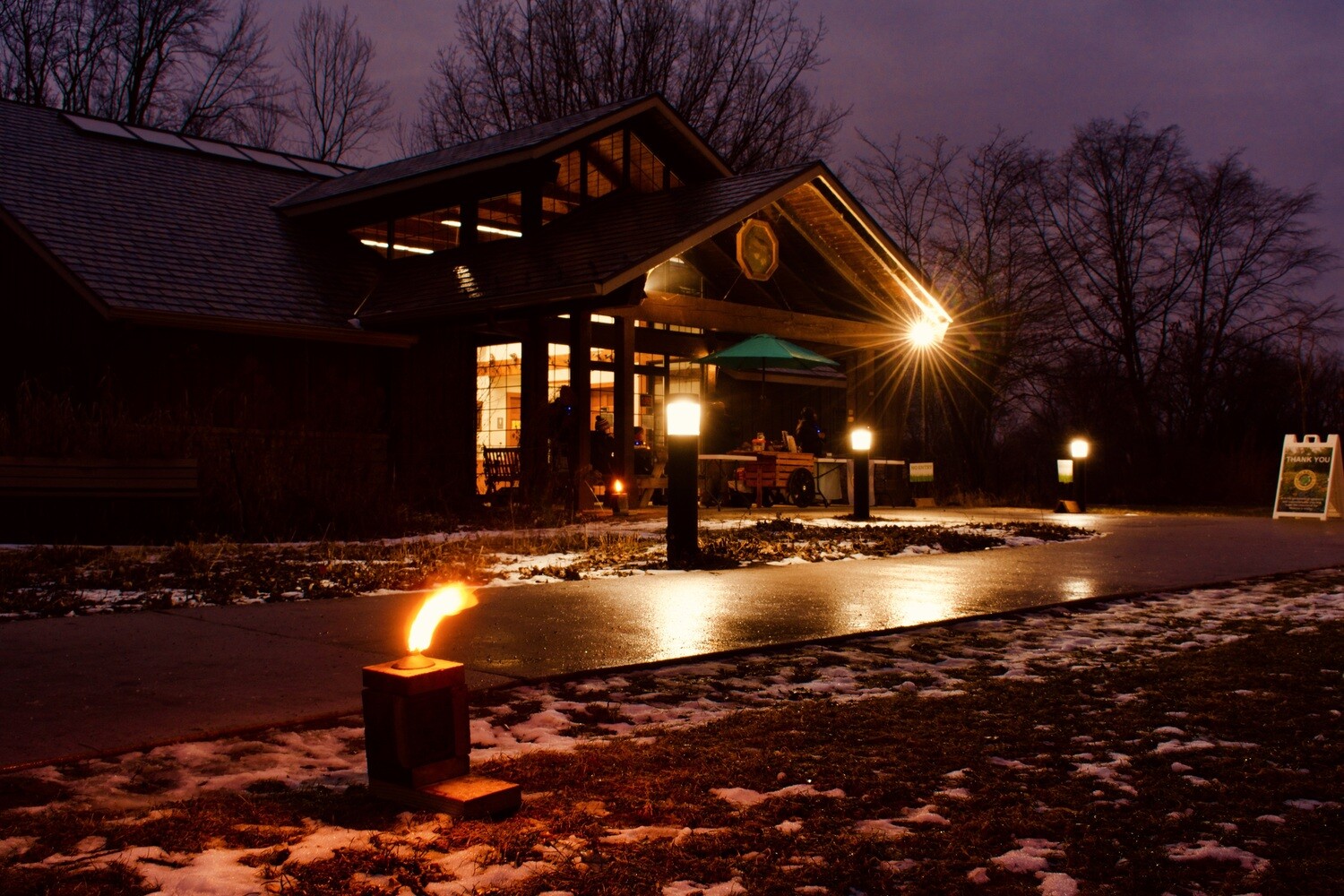 Candlelight Snowshoe Hike 2024 Session 2 Restore the Canopy Heckrodt
