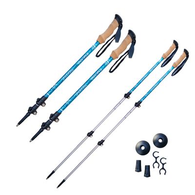 Par Bastones De Trekking Trail Telescópicos Kaikaina 135 Cm Par Bastones De Trekking Trail Telescópicos Kaikaina 135 Cm