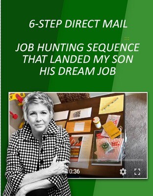 6-step job hunting direct mail sequence