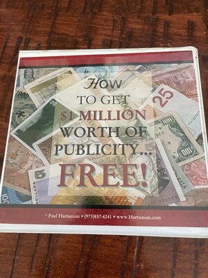 Paul Hartunian - How to get $1 million worth of publicity free