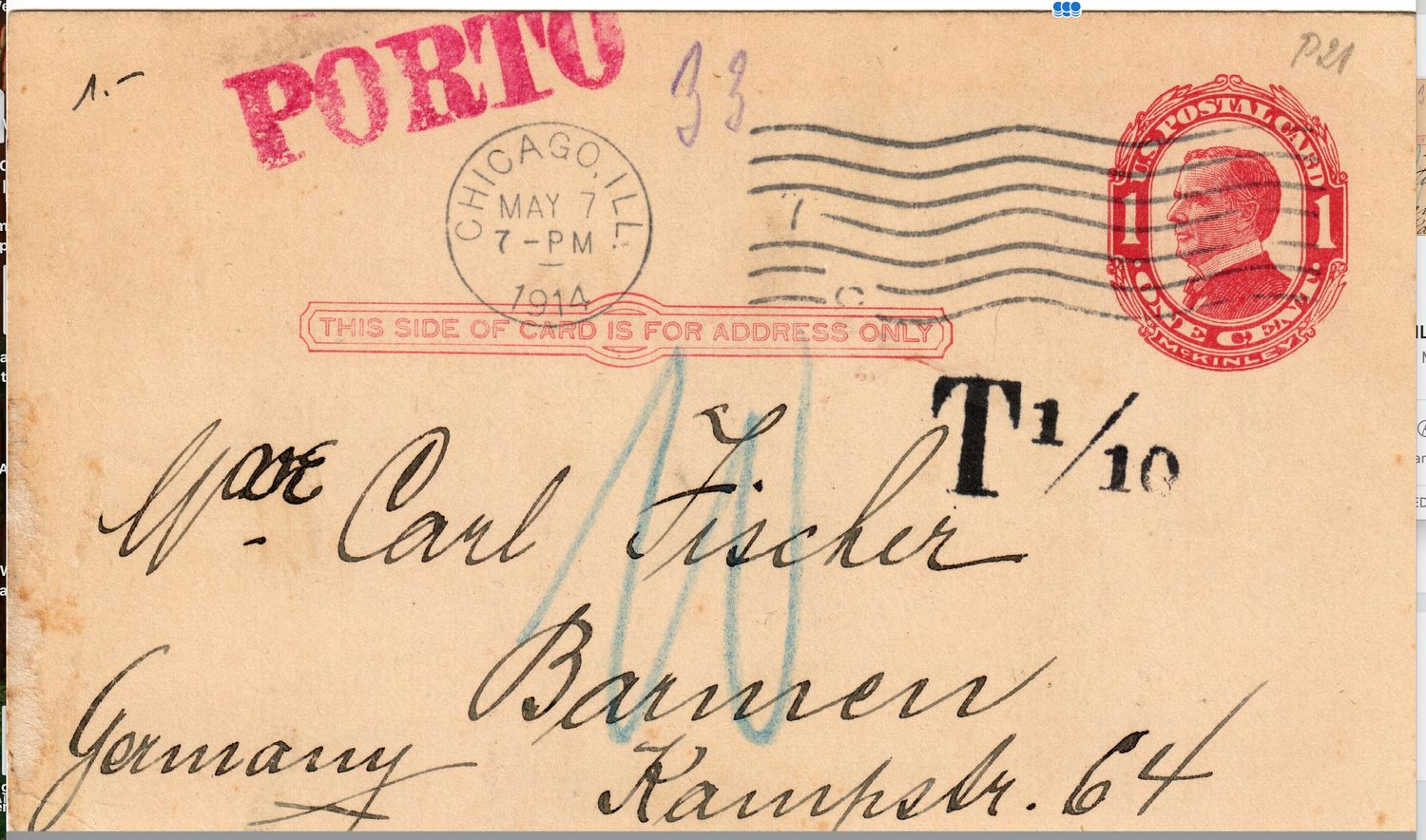 MCKINLEY PRESIDENT 1897