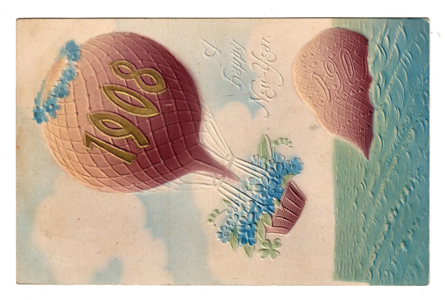 POSTCARD 1908-BENJAMIN FRANKLIN ISSUE 1903