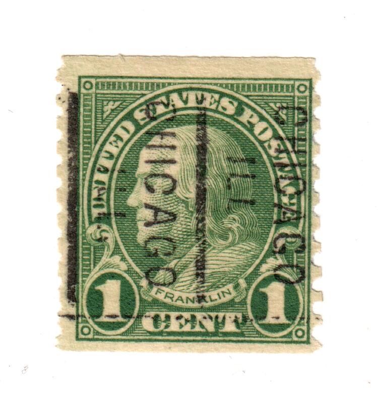 1 CENT BENJAMIN FRANKLIN HORIZONTAL COIL RARE